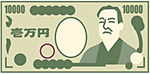 Free Money Clipart Images banknote 10,000 yen
